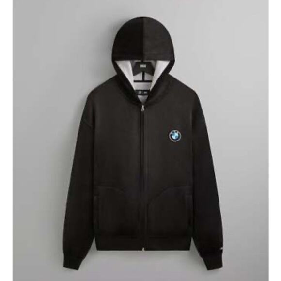 Kith for BMW Bonded Velour Williams V Full Zip Hoodie Size M NWT